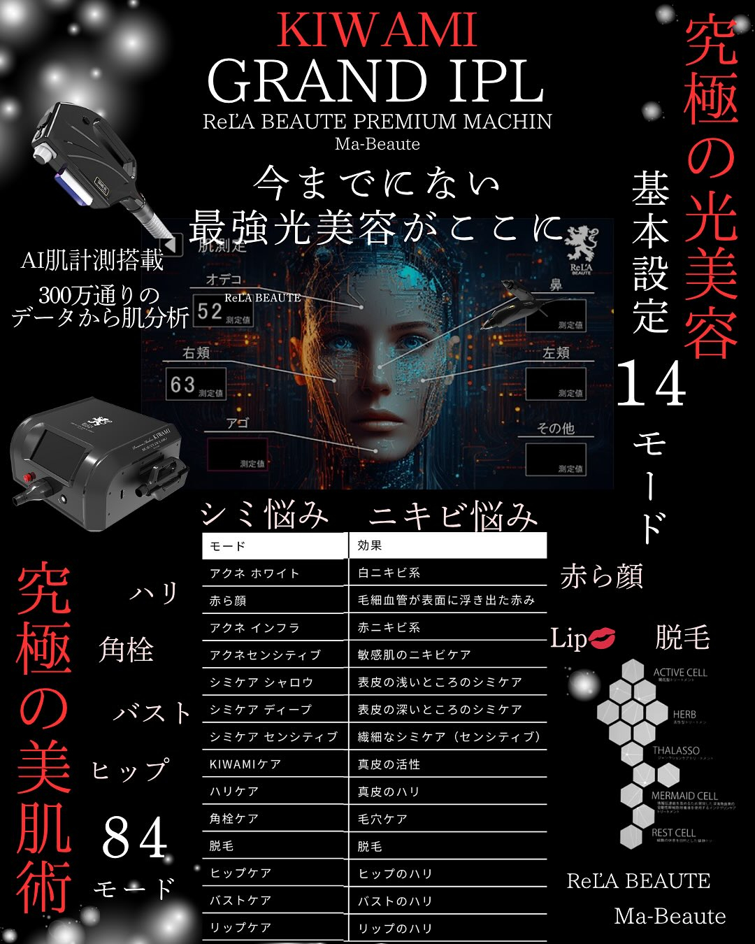 リアボーテKIWAMI❤️最高美肌に仕上げるGRANDIPL...